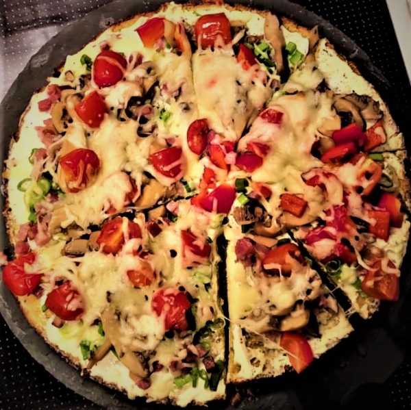 Pizzabackmischung aus Kichererbsen für 8 Pizzen - gluten-laktosefrei,vegan